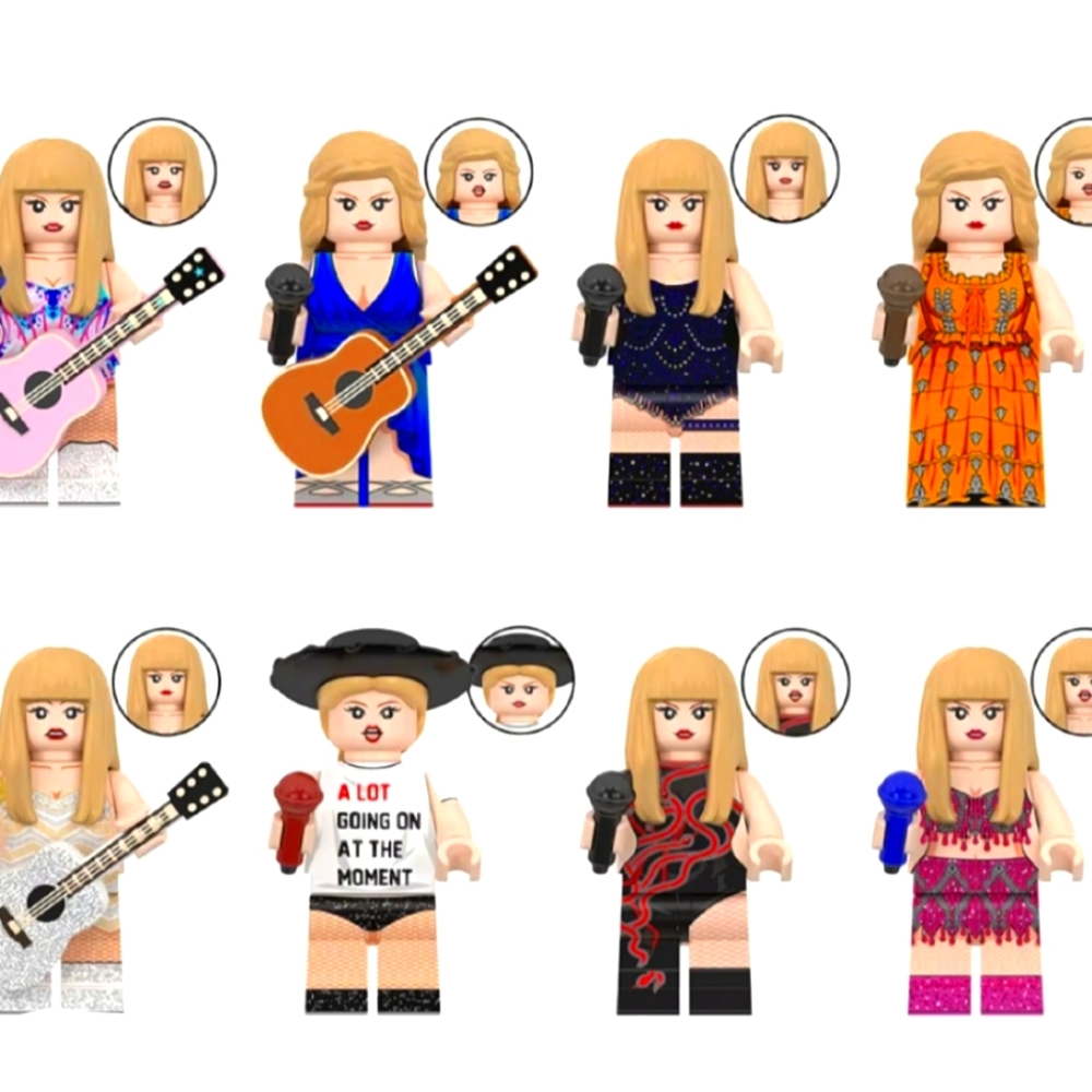 New Taylor Swift 8pc. Mini Figure Set